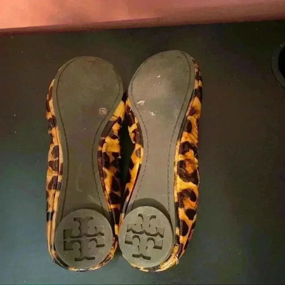 Tory Burch Leopard Print Flats
